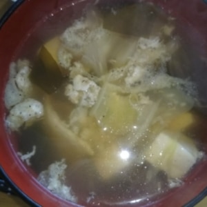 卵白のかきたま中華スープ